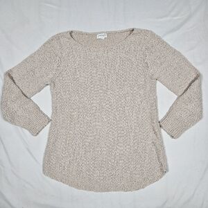 Italian Yarn Club Monaco Beige Knit Sweater